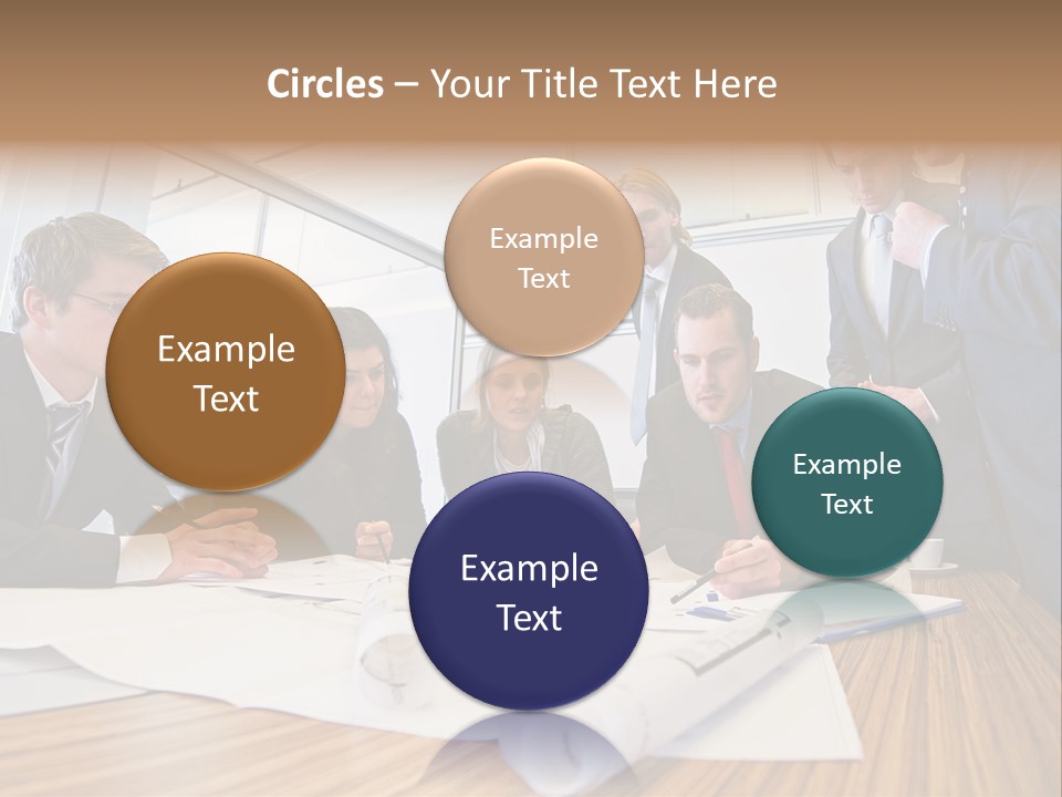 Conference Room Drawing PowerPoint Template