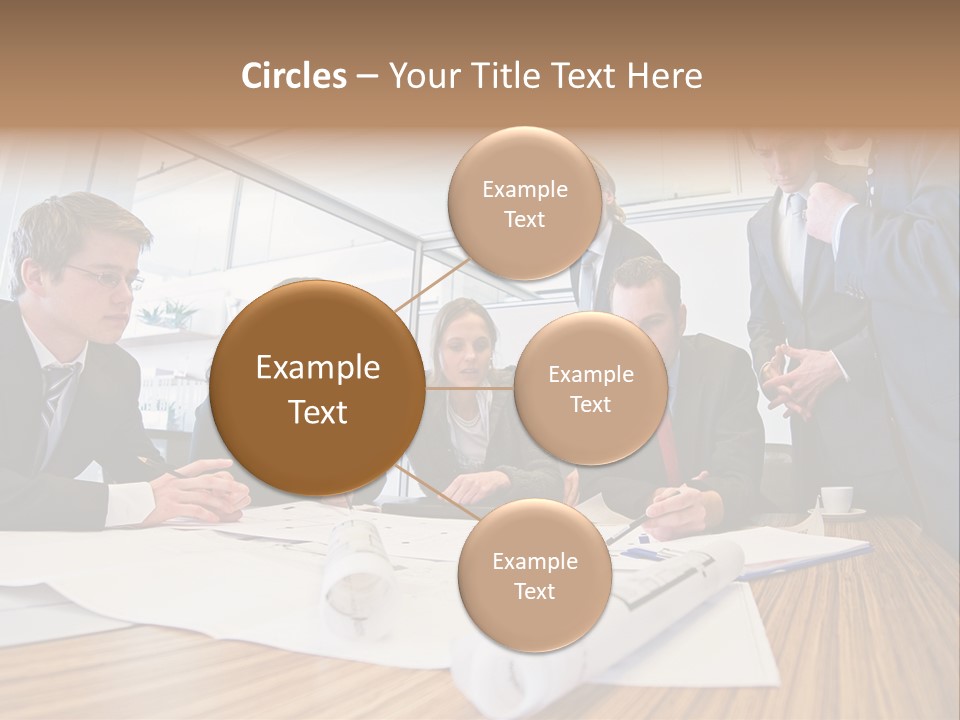 Conference Room Drawing PowerPoint Template