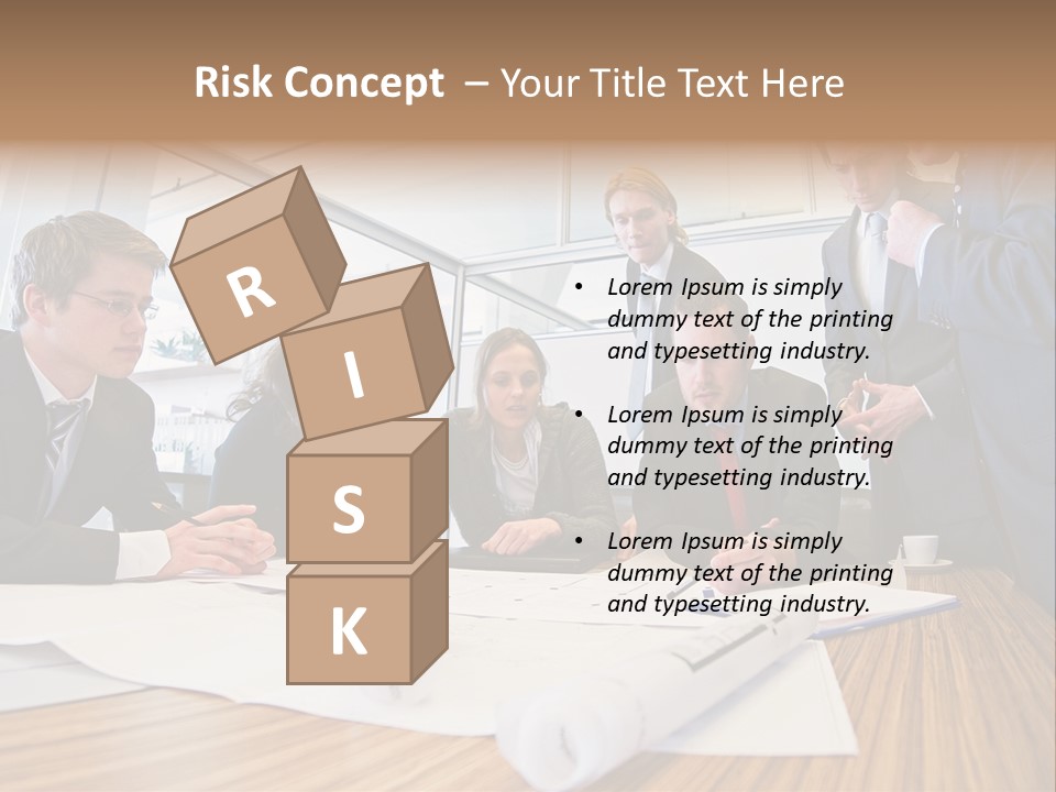 Conference Room Drawing PowerPoint Template