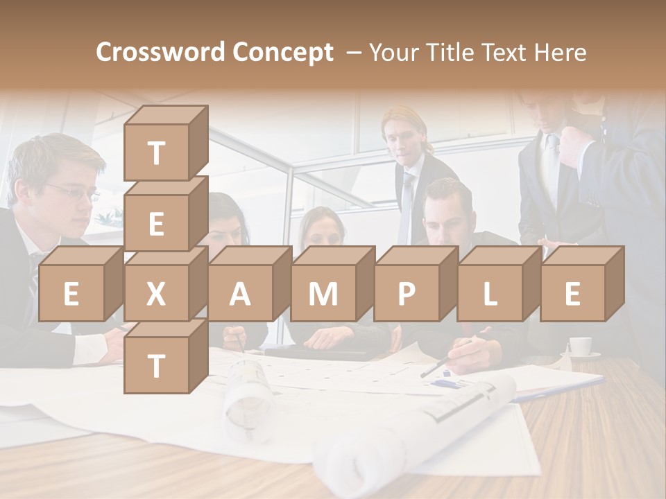 Conference Room Drawing PowerPoint Template