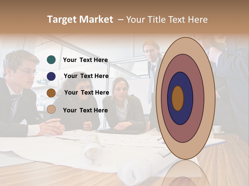 Conference Room Drawing PowerPoint Template