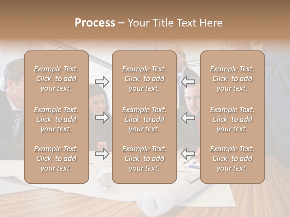 Conference Room Drawing PowerPoint Template