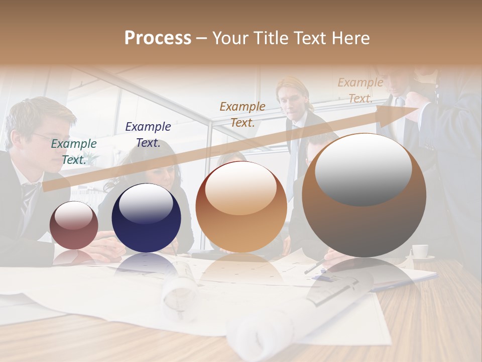 Conference Room Drawing PowerPoint Template