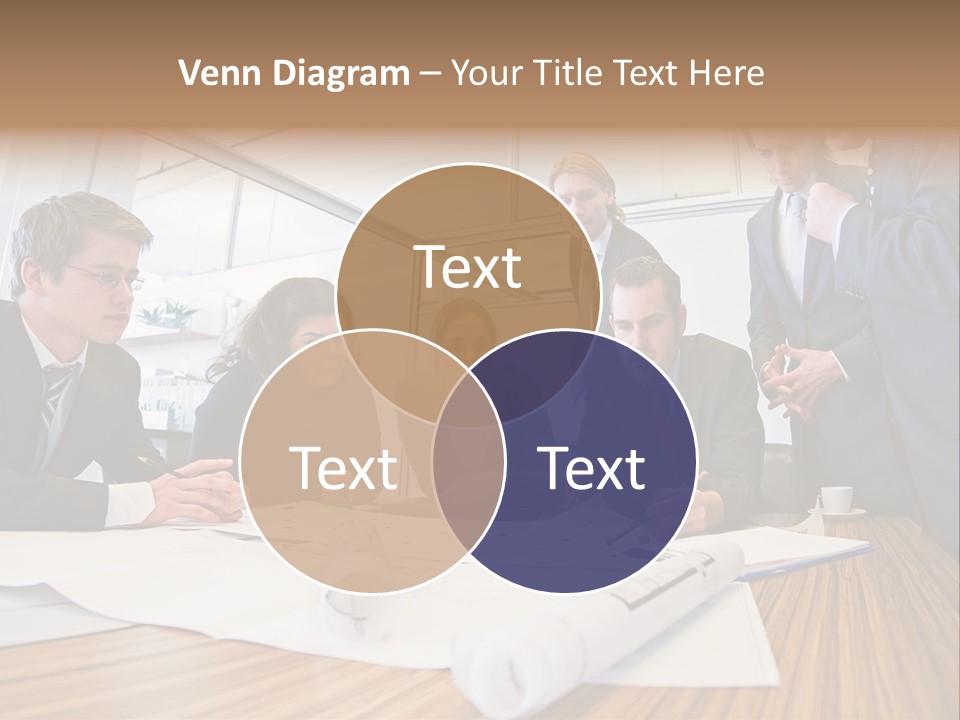 Conference Room Drawing PowerPoint Template