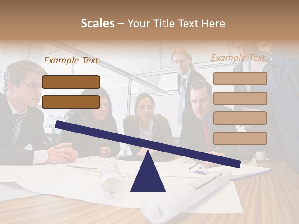 Conference Room Drawing PowerPoint Template