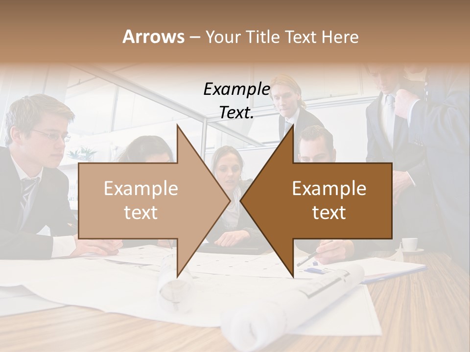 Conference Room Drawing PowerPoint Template