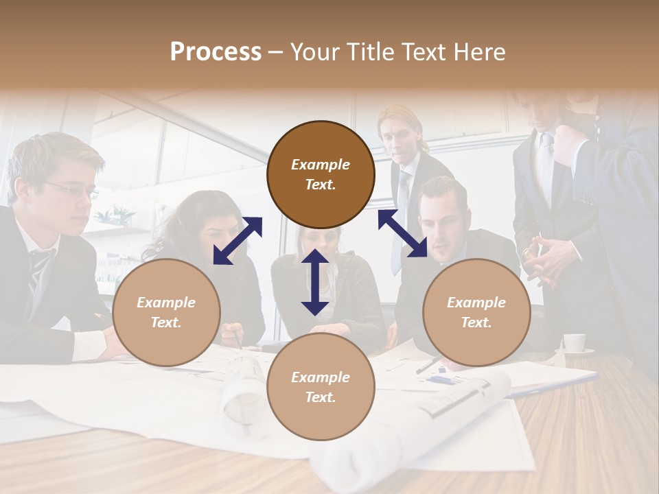 Conference Room Drawing PowerPoint Template