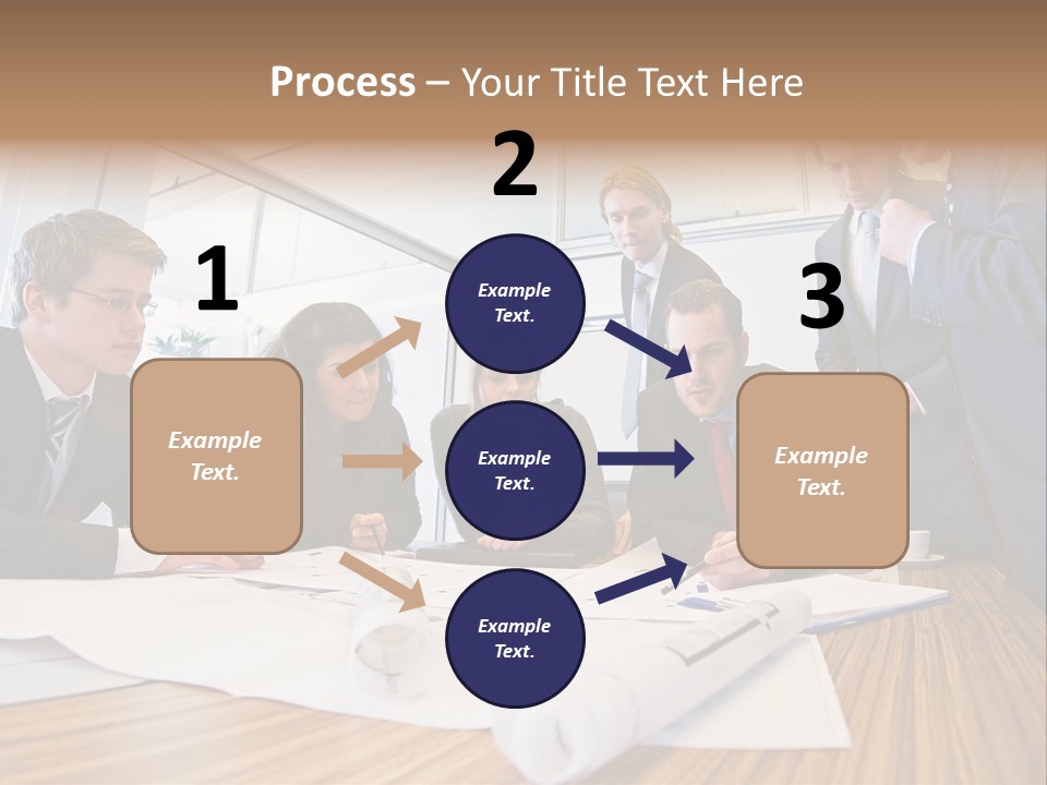 Conference Room Drawing PowerPoint Template