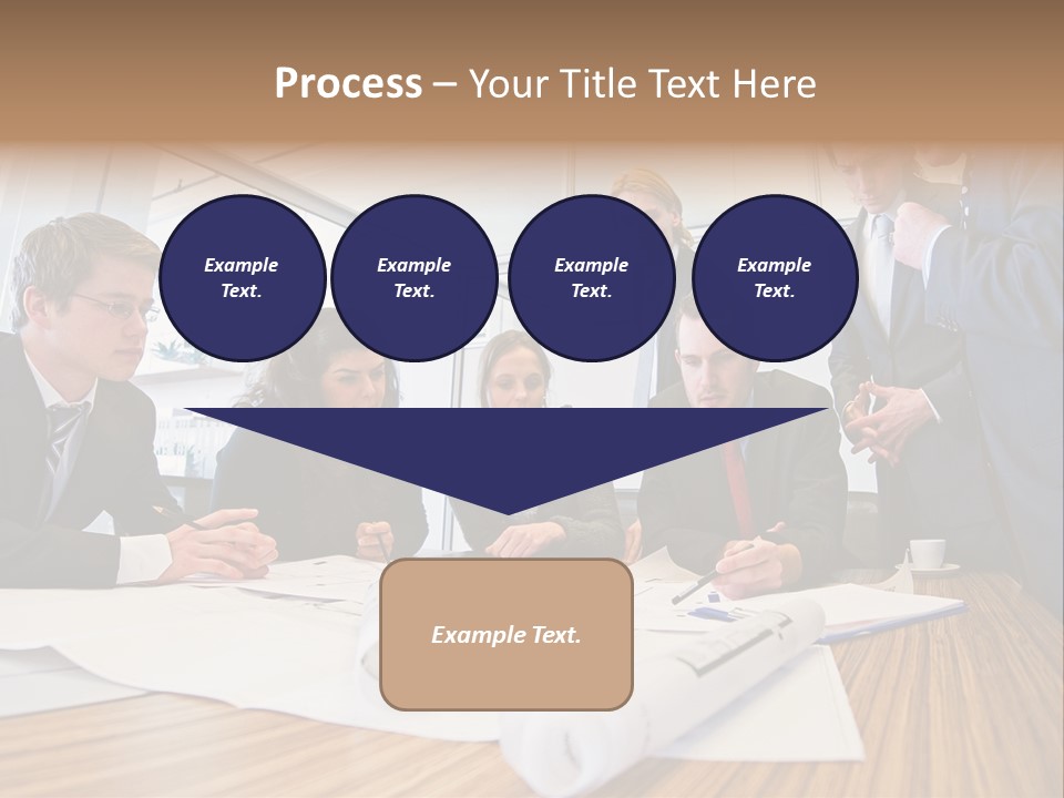 Conference Room Drawing PowerPoint Template