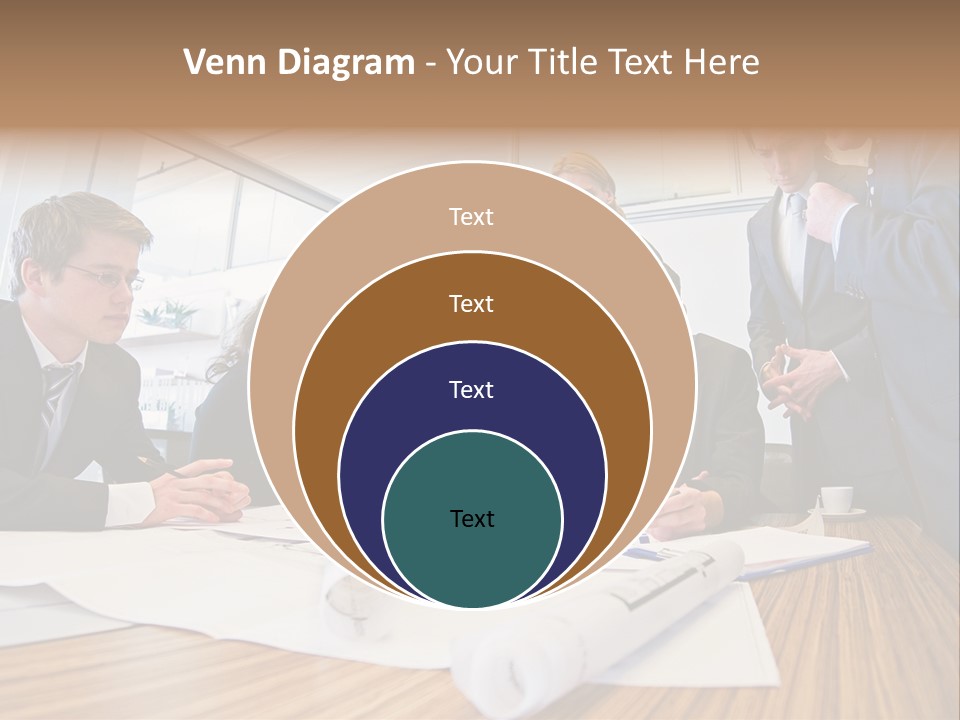 Conference Room Drawing PowerPoint Template