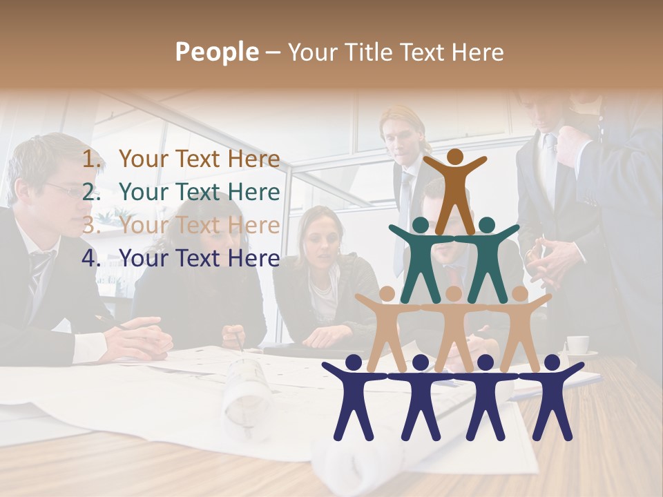 Conference Room Drawing PowerPoint Template