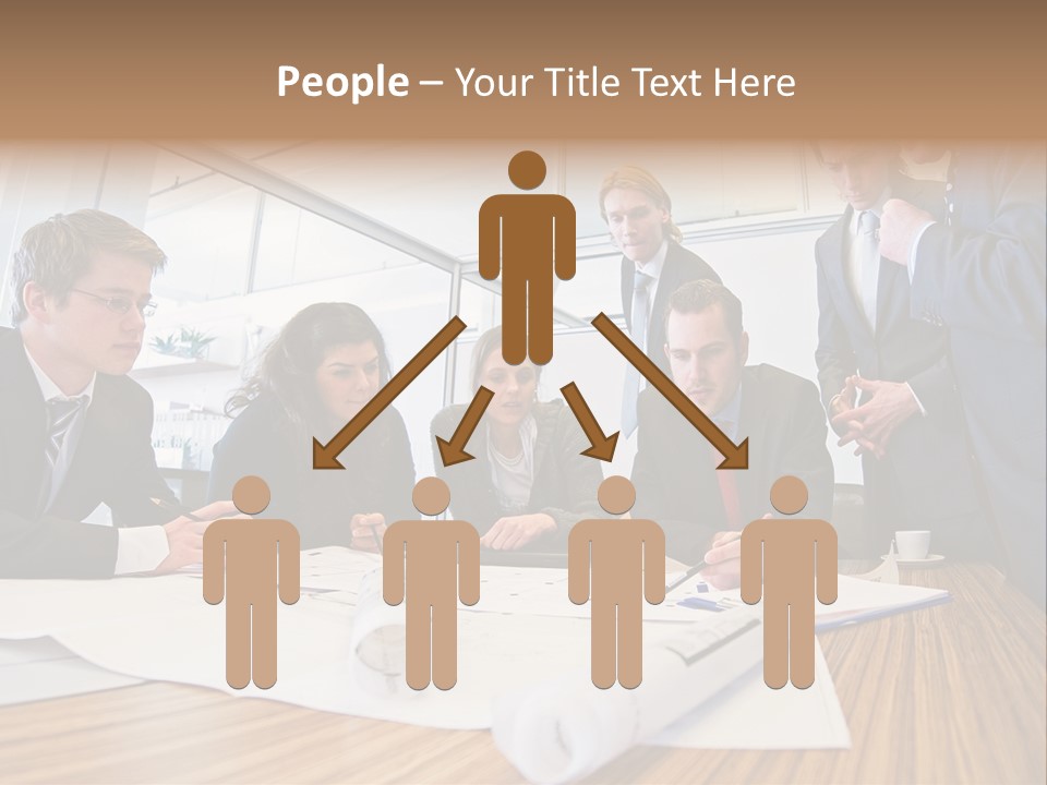 Conference Room Drawing PowerPoint Template