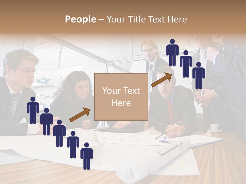 Conference Room Drawing PowerPoint Template