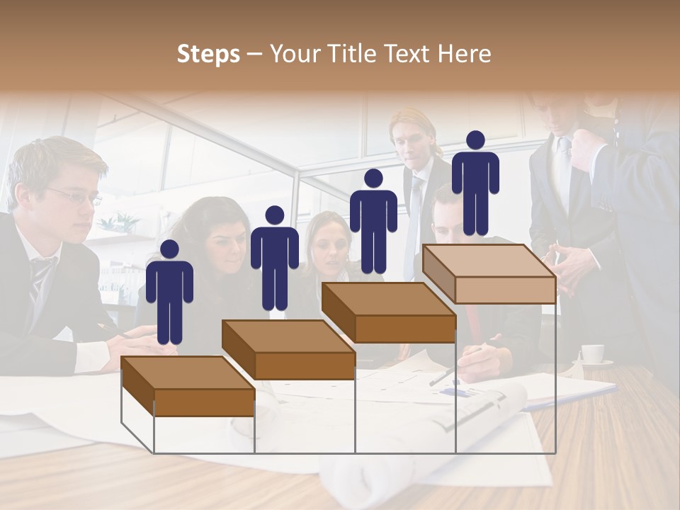 Conference Room Drawing PowerPoint Template