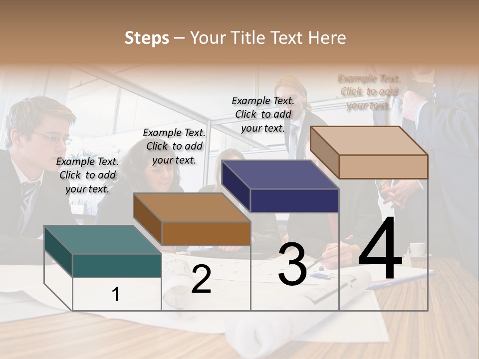 Conference Room Drawing PowerPoint Template