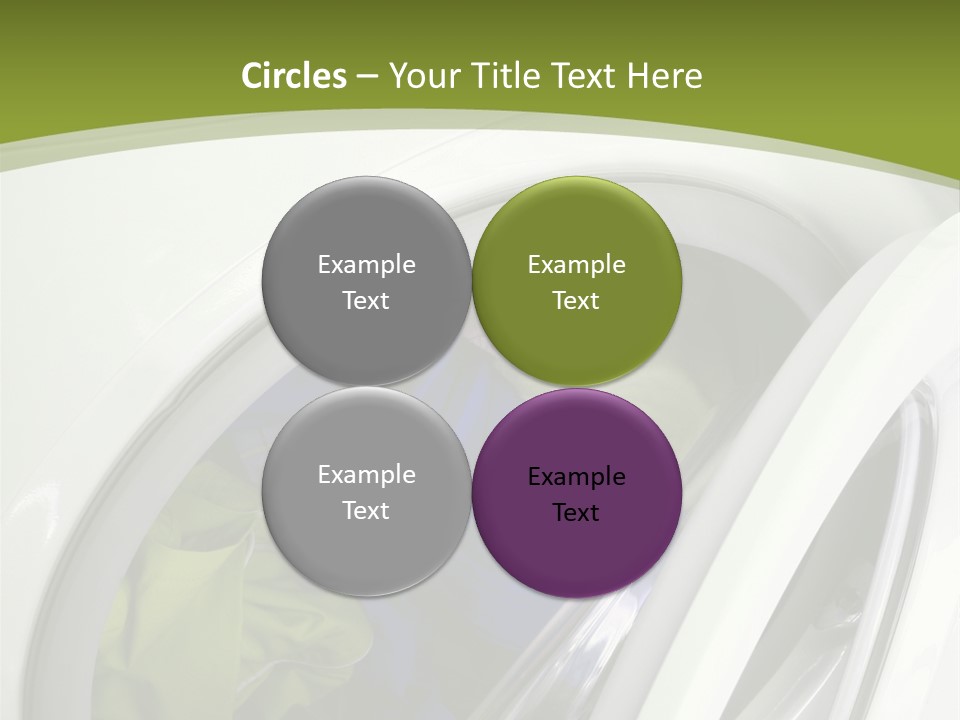 Rotate Motion Dress PowerPoint Template