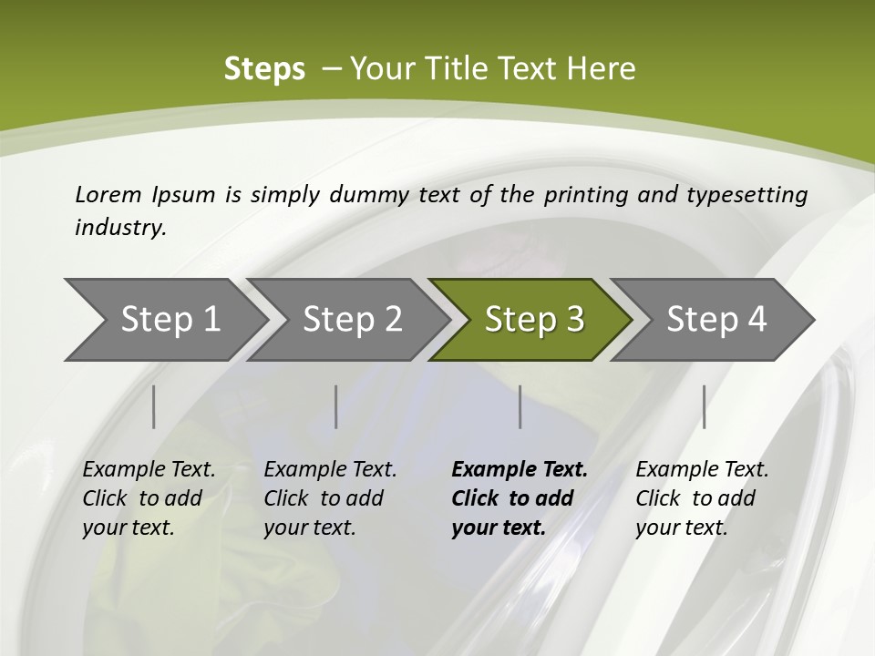 Rotate Motion Dress PowerPoint Template