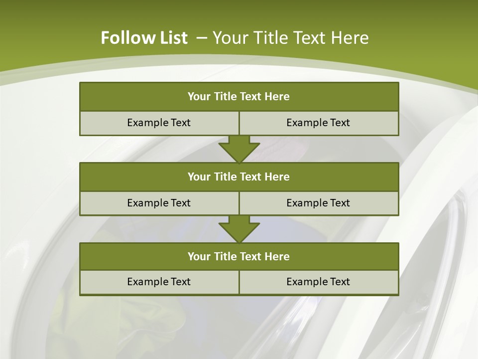 Rotate Motion Dress PowerPoint Template