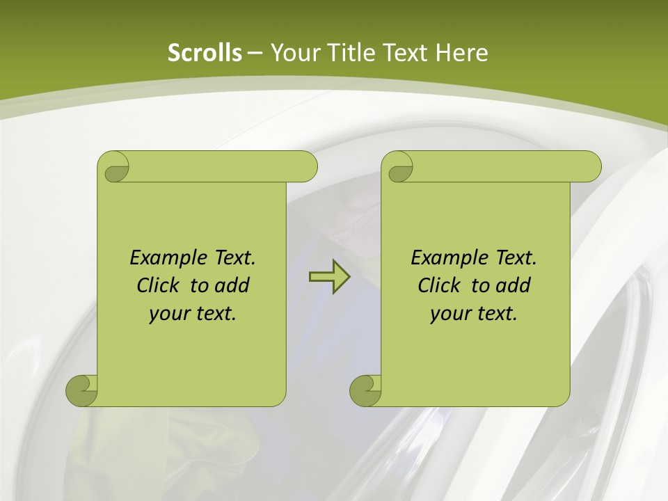 Rotate Motion Dress PowerPoint Template