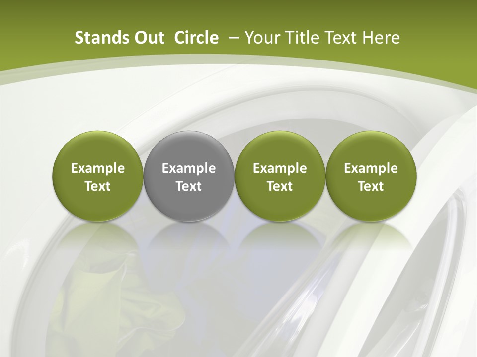 Rotate Motion Dress PowerPoint Template