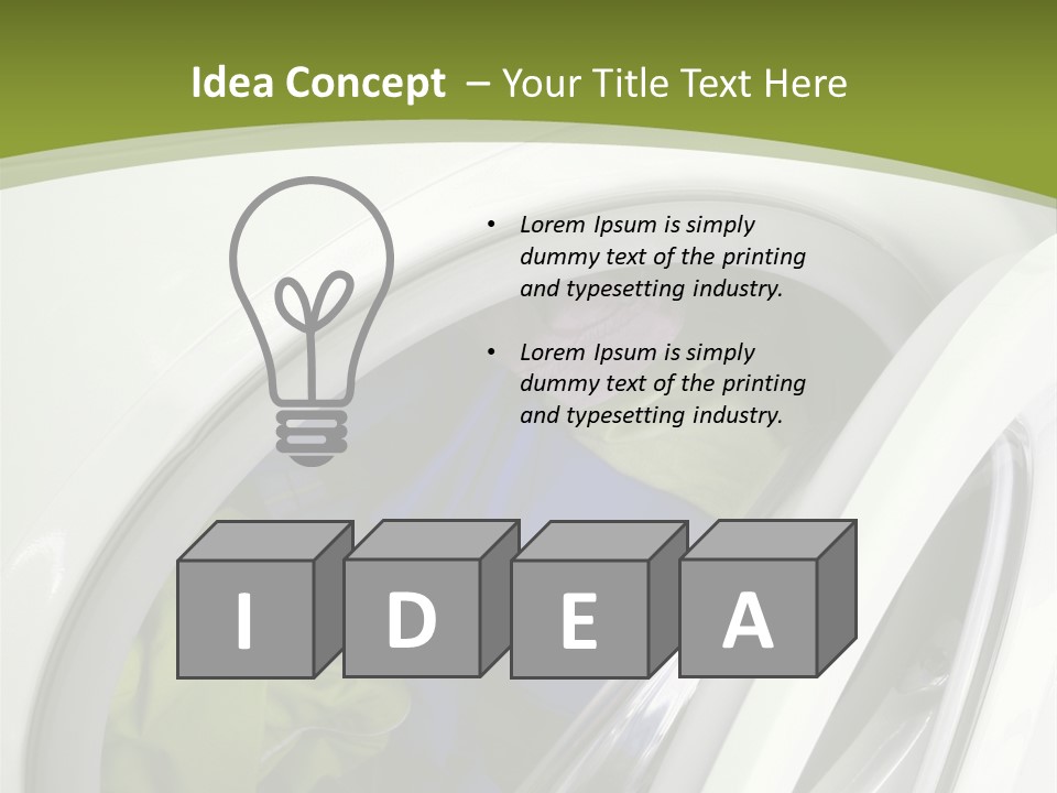 Rotate Motion Dress PowerPoint Template