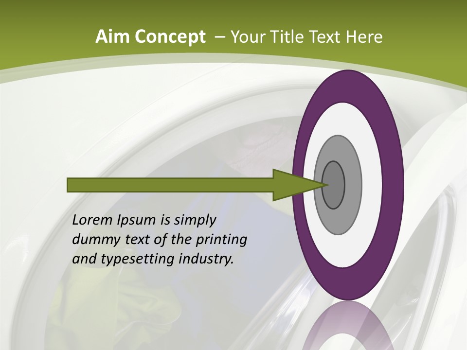 Rotate Motion Dress PowerPoint Template