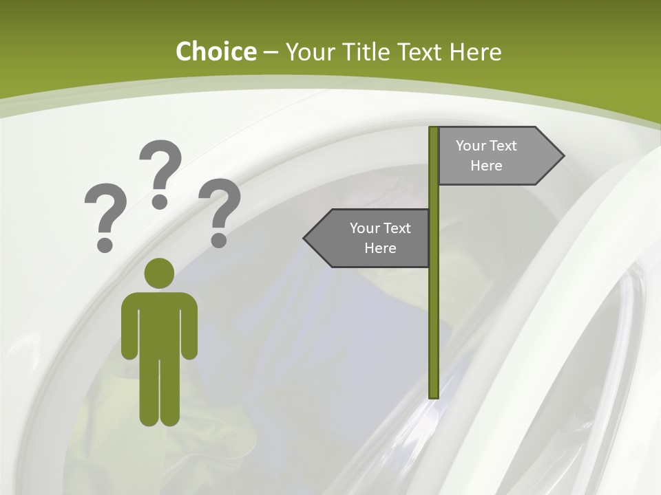 Rotate Motion Dress PowerPoint Template