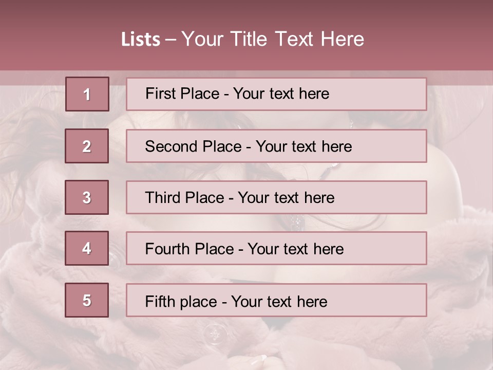 Pretty Fashion Beautiful PowerPoint Template