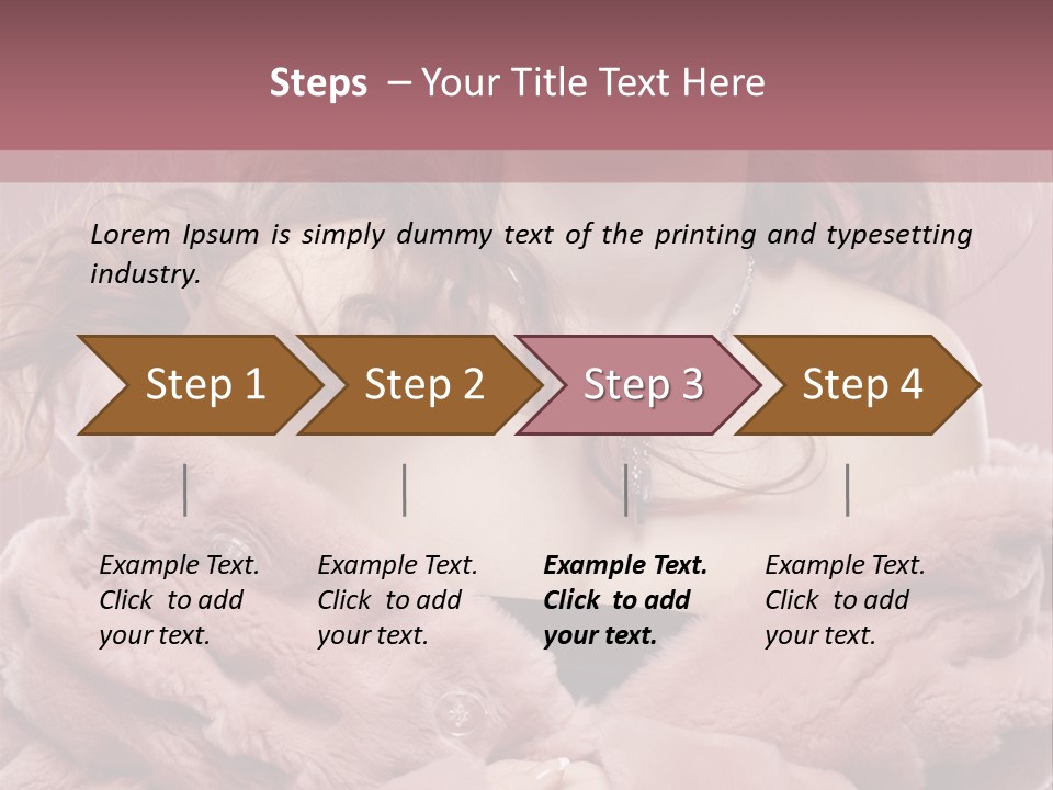 Pretty Fashion Beautiful PowerPoint Template