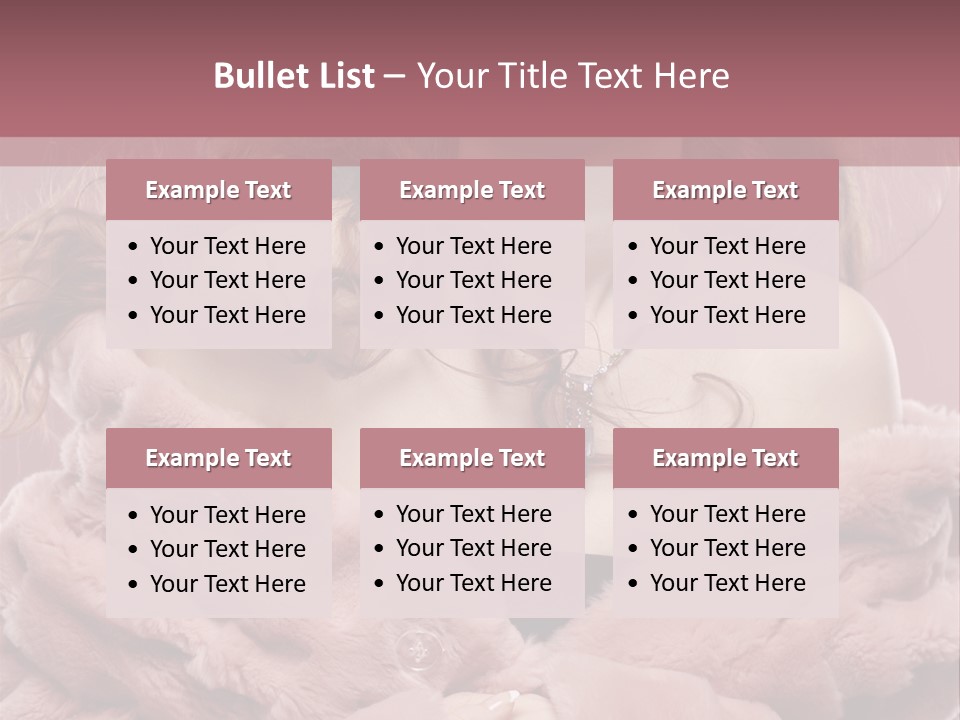 Pretty Fashion Beautiful PowerPoint Template