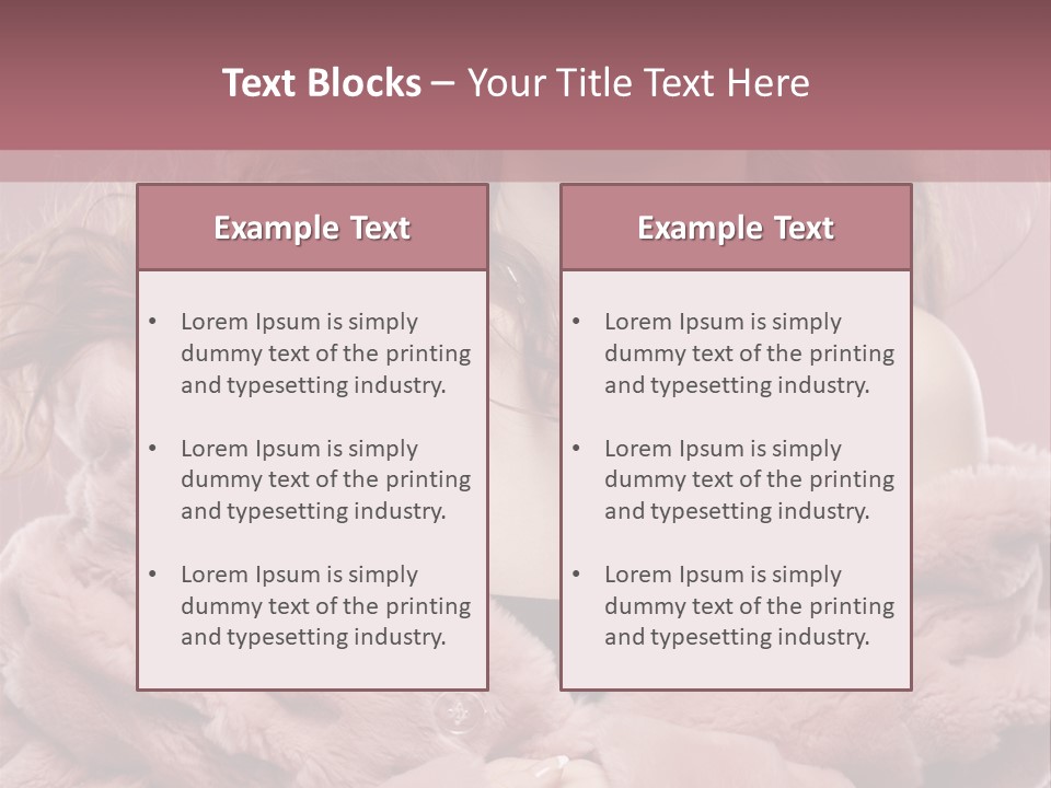 Pretty Fashion Beautiful PowerPoint Template