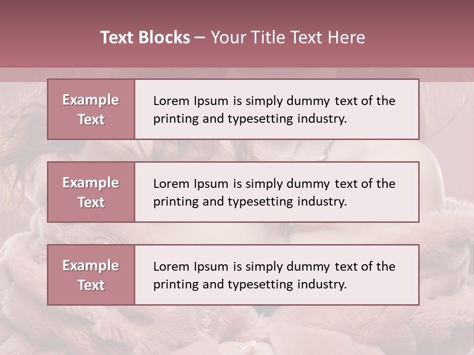 Pretty Fashion Beautiful PowerPoint Template