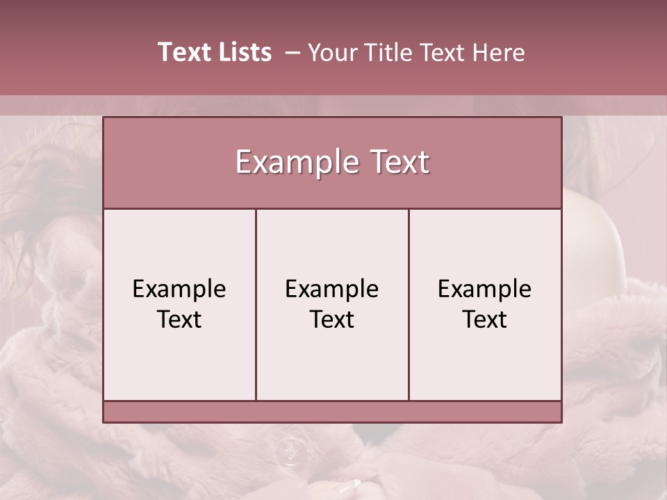 Pretty Fashion Beautiful PowerPoint Template
