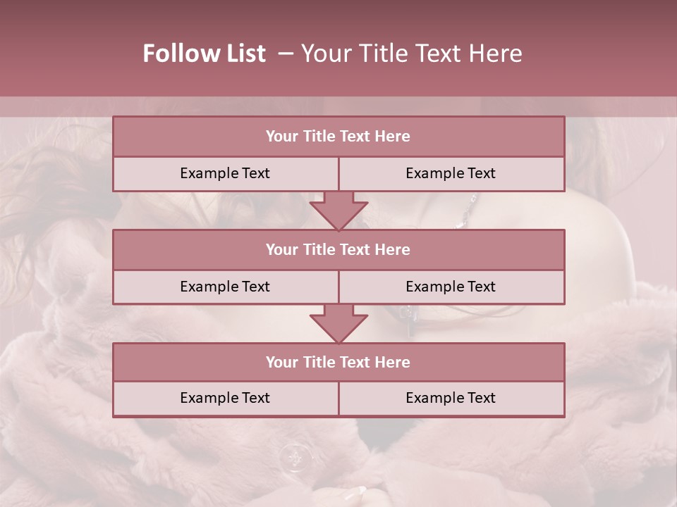 Pretty Fashion Beautiful PowerPoint Template