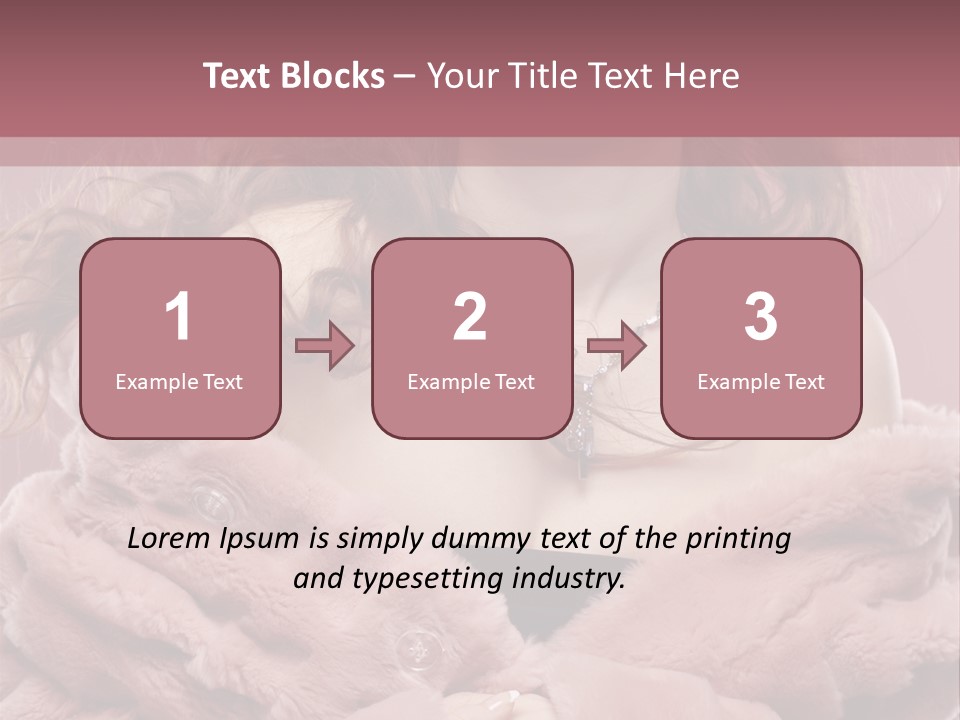 Pretty Fashion Beautiful PowerPoint Template