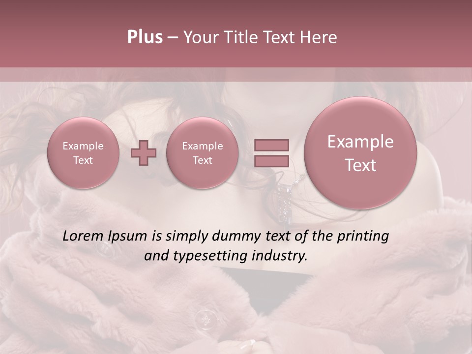 Pretty Fashion Beautiful PowerPoint Template