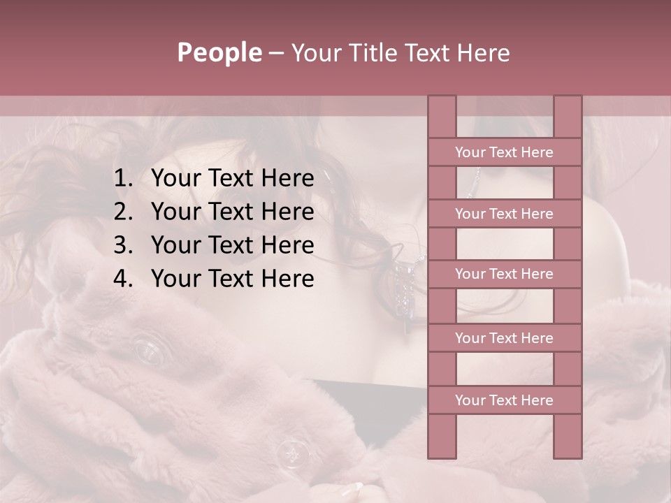 Pretty Fashion Beautiful PowerPoint Template