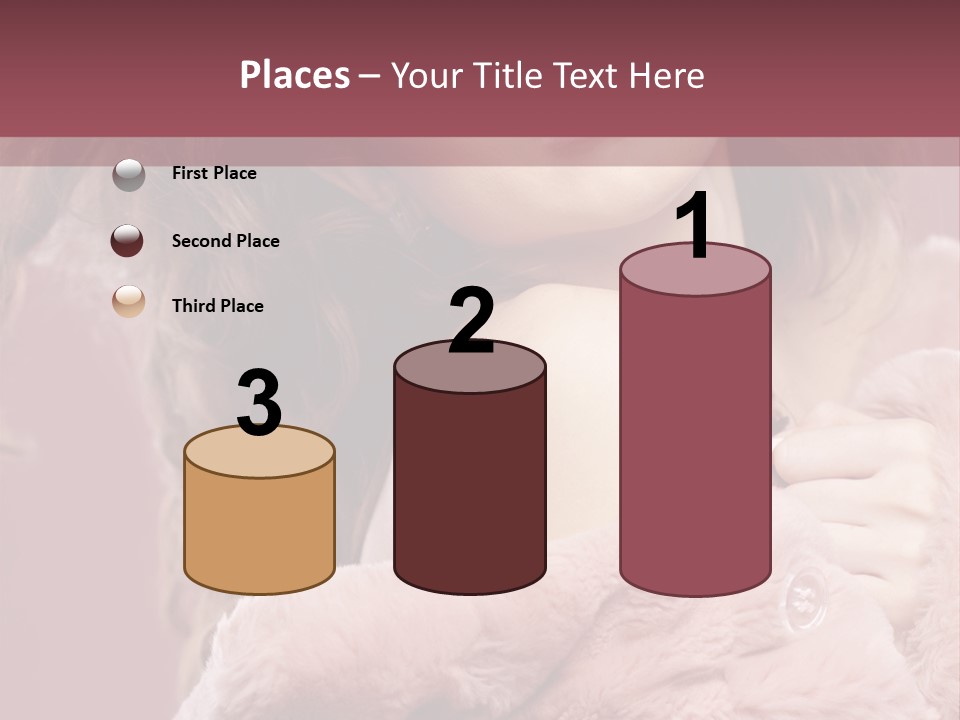 Winter Pink Fashion PowerPoint Template