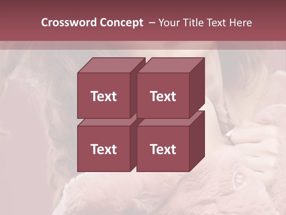 Winter Pink Fashion PowerPoint Template