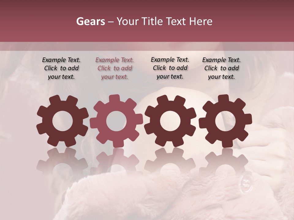 Winter Pink Fashion PowerPoint Template