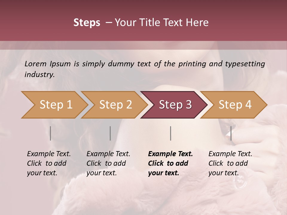 Winter Pink Fashion PowerPoint Template