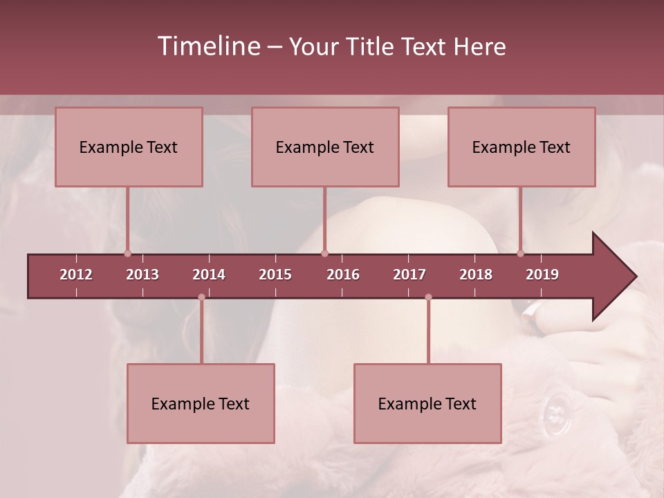 Winter Pink Fashion PowerPoint Template