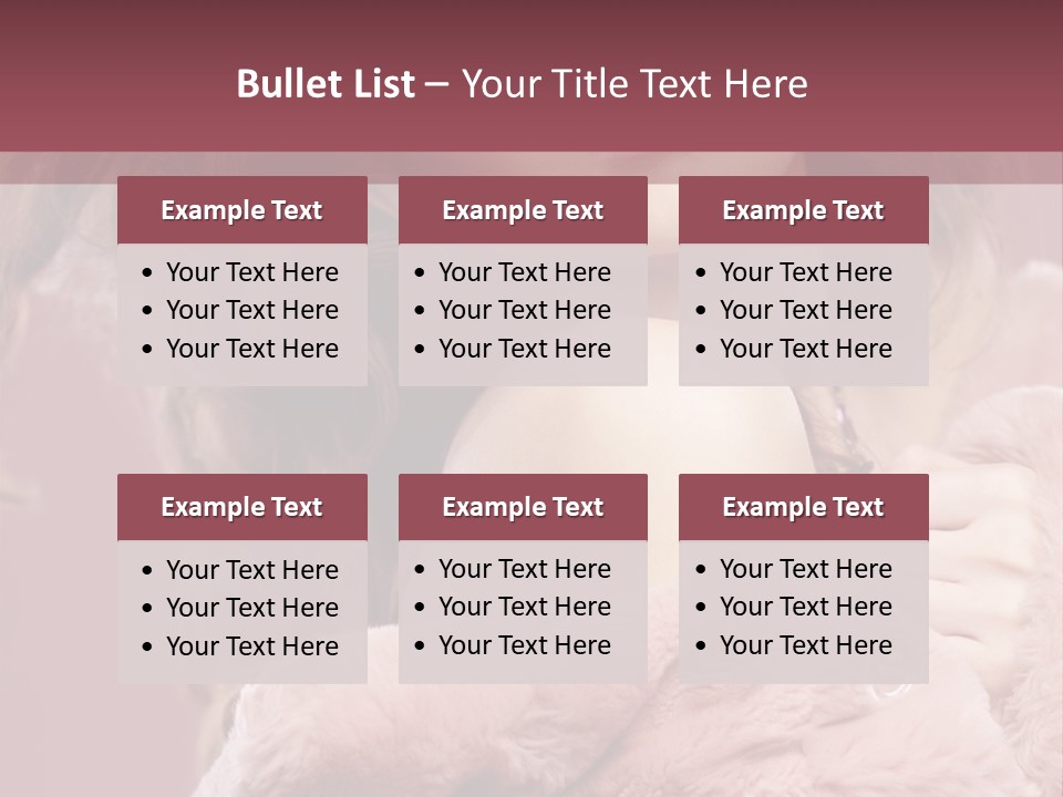 Winter Pink Fashion PowerPoint Template