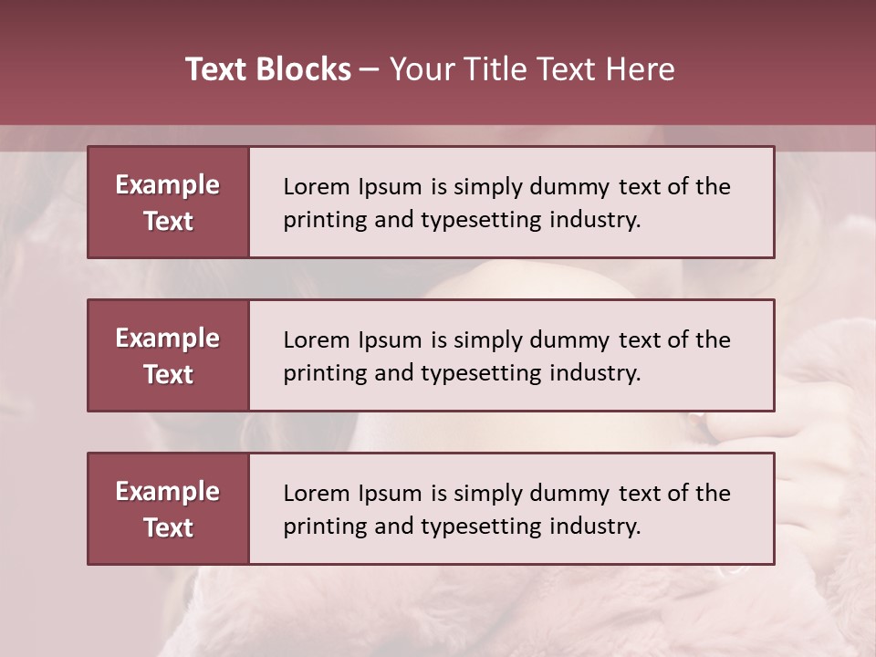 Winter Pink Fashion PowerPoint Template