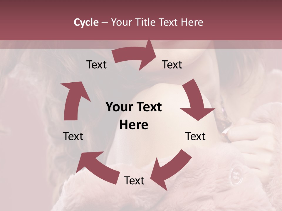 Winter Pink Fashion PowerPoint Template