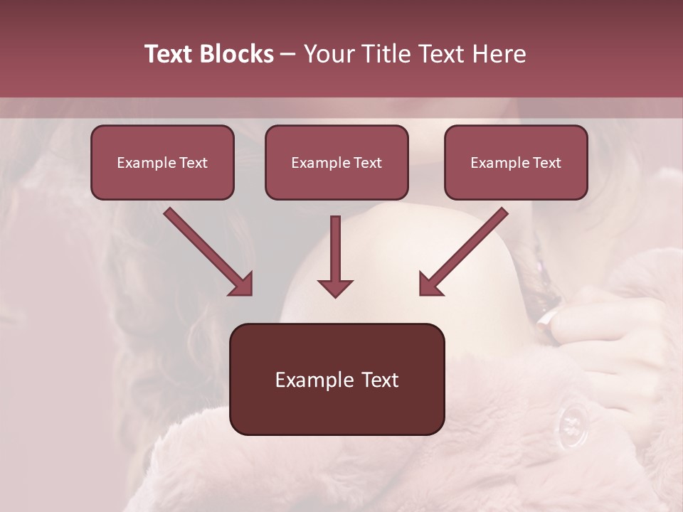 Winter Pink Fashion PowerPoint Template