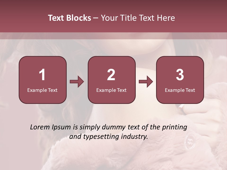 Winter Pink Fashion PowerPoint Template