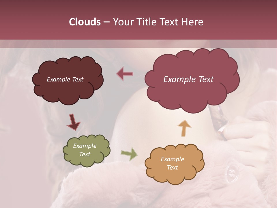 Winter Pink Fashion PowerPoint Template