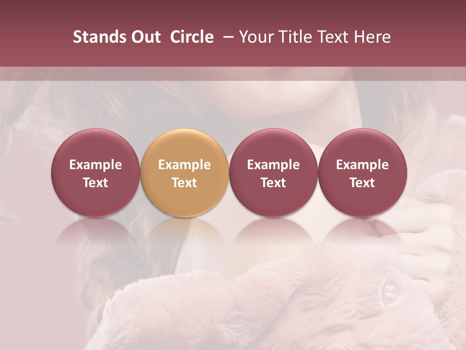 Winter Pink Fashion PowerPoint Template