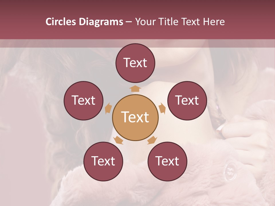 Winter Pink Fashion PowerPoint Template